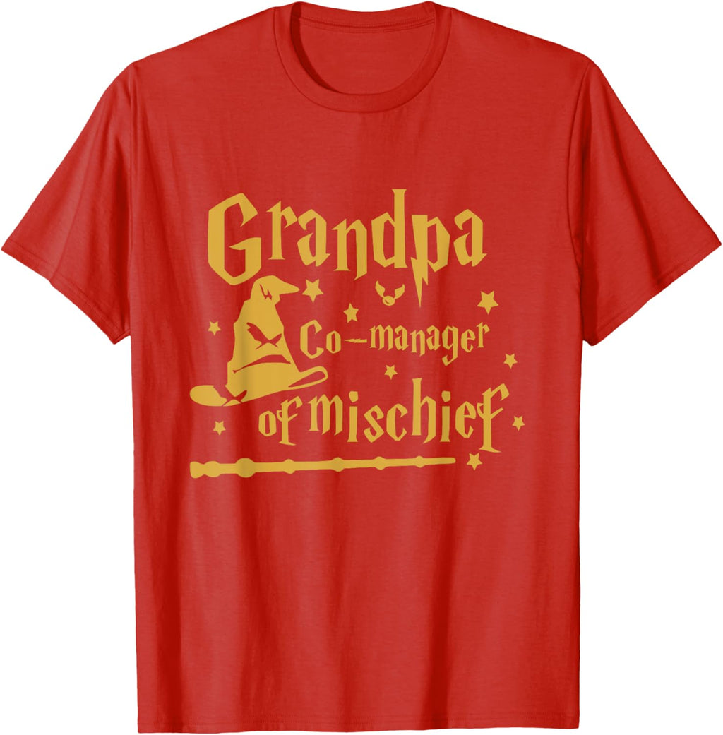 Funny Men Magical Grandpa Manager of Mischief Father's Day