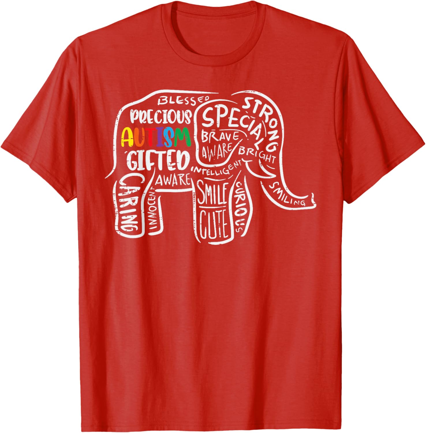 Autism Awareness Elephant Acceptance Autistic Men Women Kids