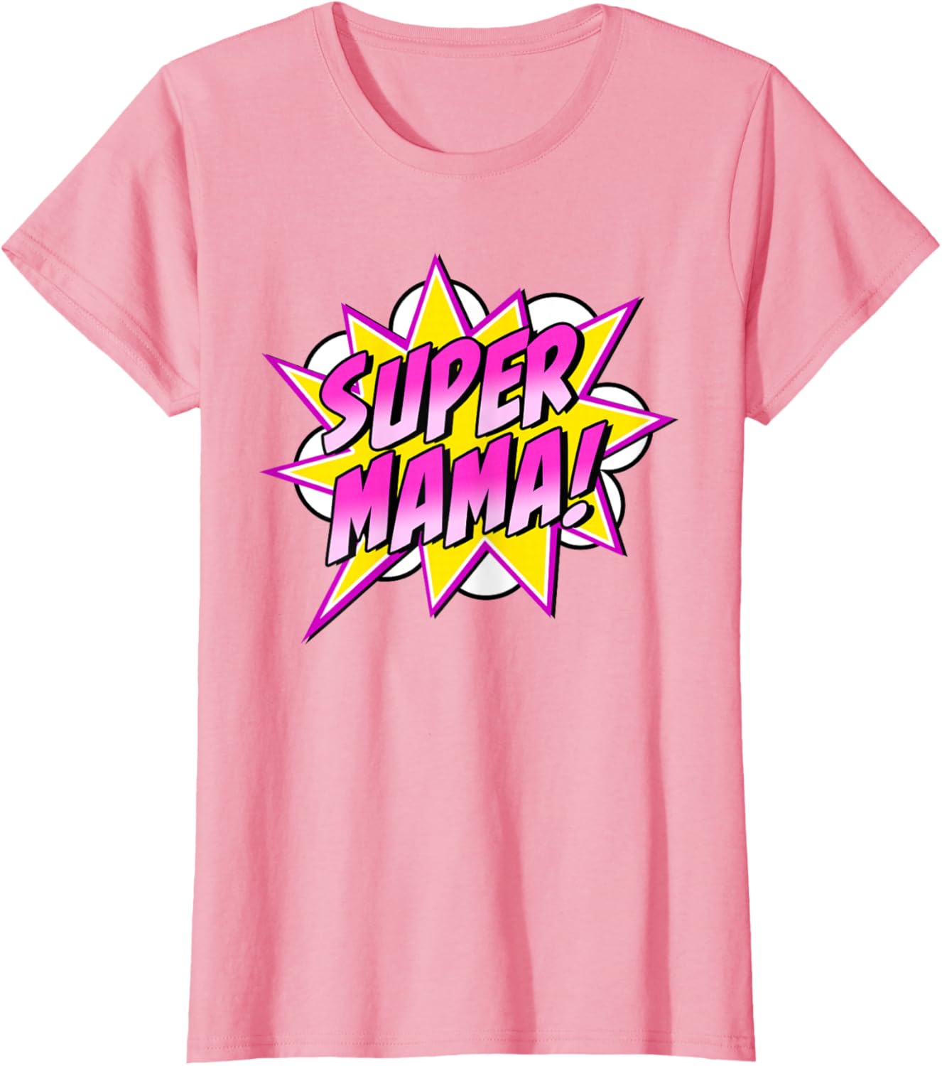 Super Mama Comic Book Superhero Mother's Day