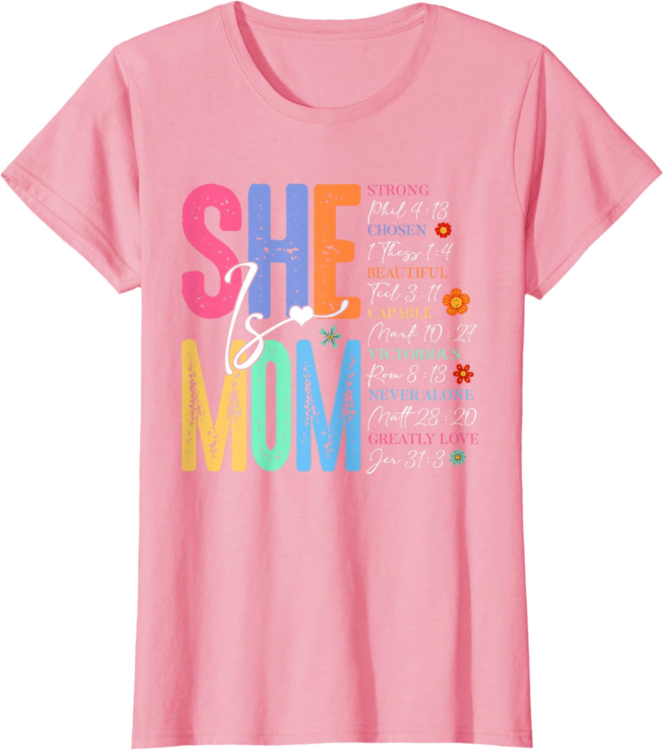 She Is Mom Christian Mother's Day Jesus Mama Religious Women