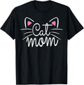 Cat Mom Happy Mothers Day For Cat Lovers Family Matching Mother Shirt