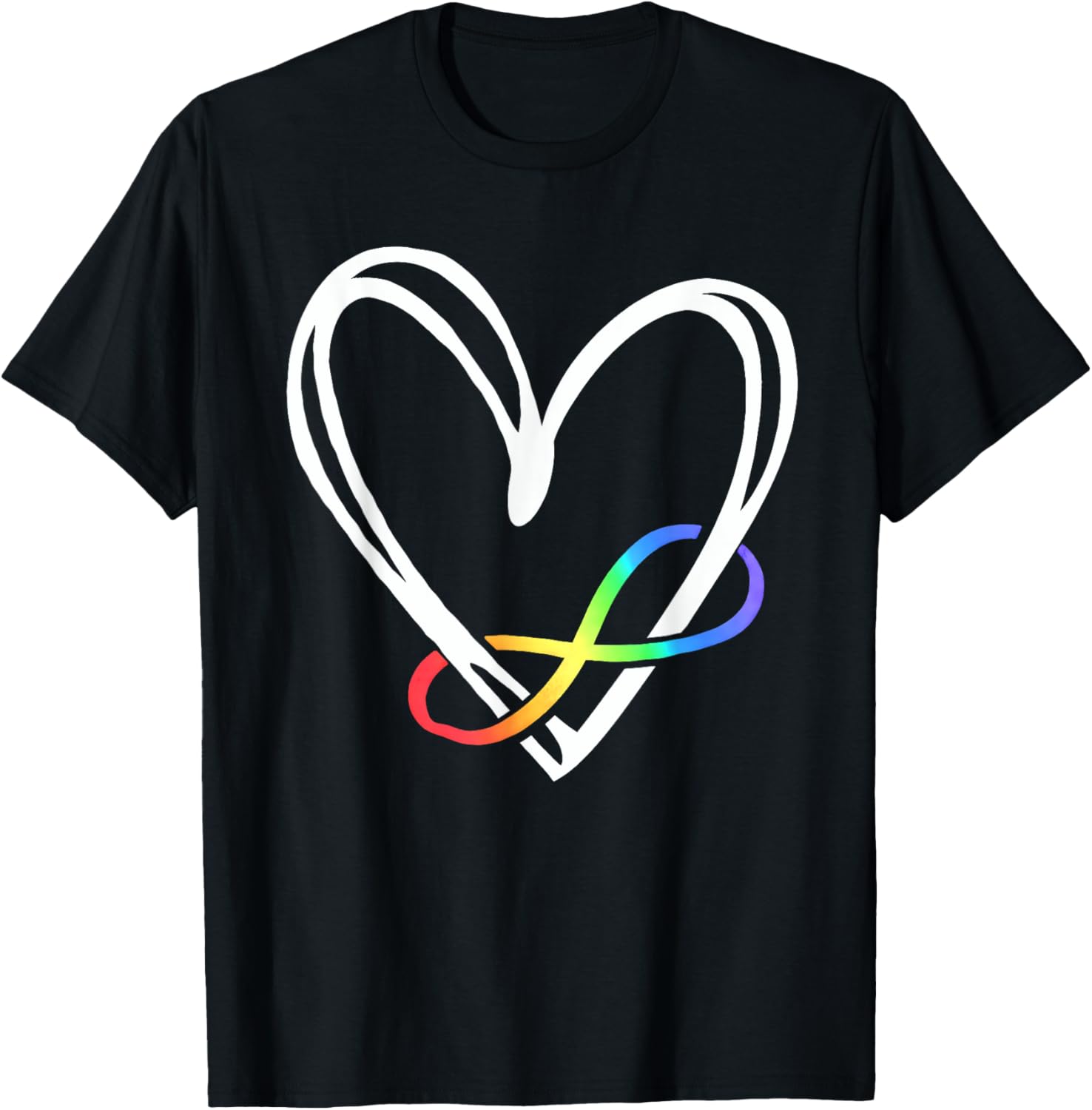 Infinity Heart Autism Awareness Love Needs No Words Tie Dye