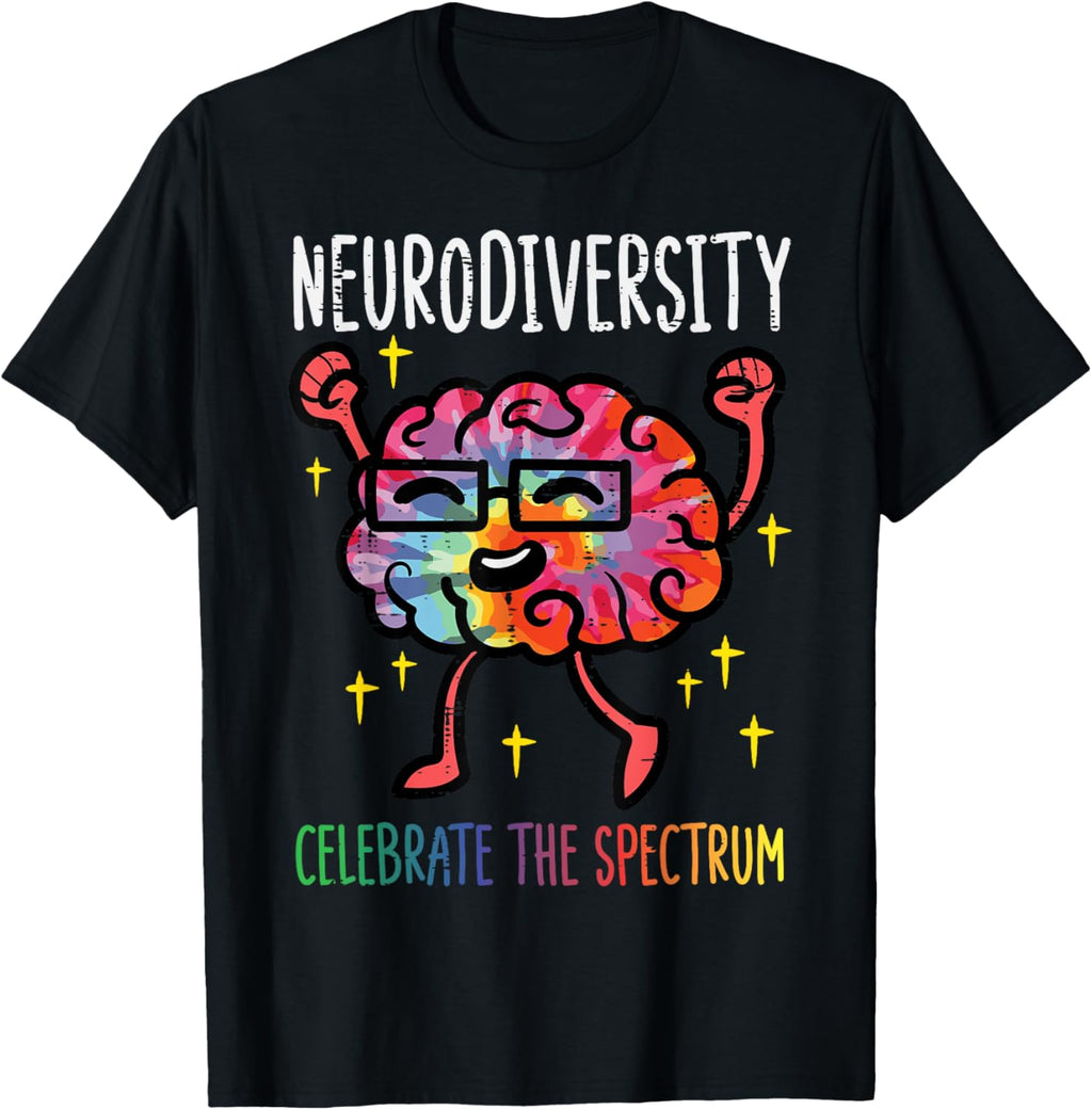 Neurodiversity Brain Autism Awareness ASD ADHD Men Women Kid