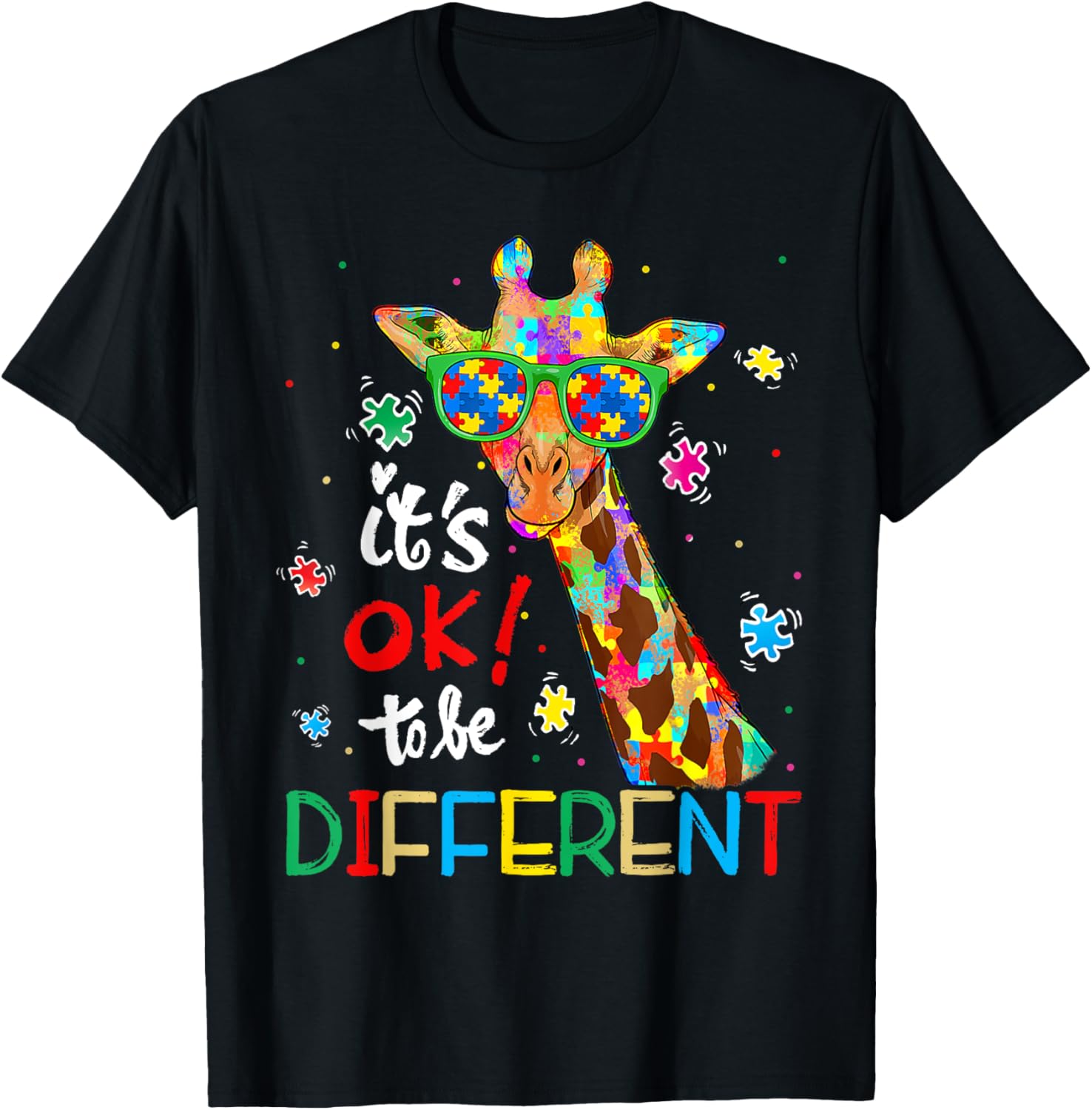 Autism Awareness Acceptance Women Kid Its Ok To Be Different