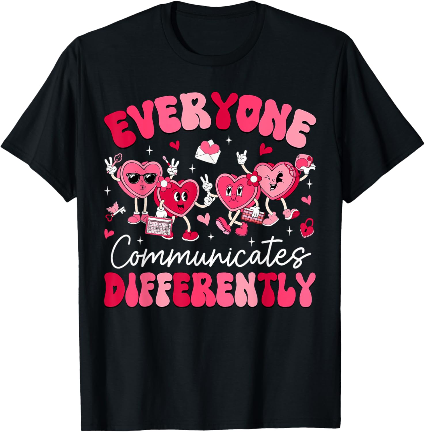 Everyone Communicates Differently Autism Valentines Day