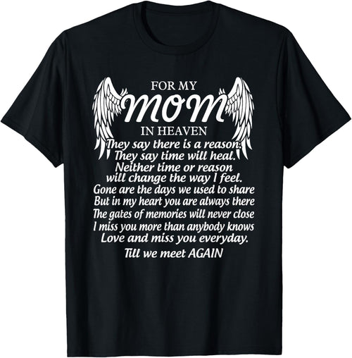 For My Mom In Heaven Love My Mom So Much Missing Mother Day