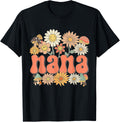 Groovy Nana Floral Hippie Retro Daisy Flower Mother's Day
