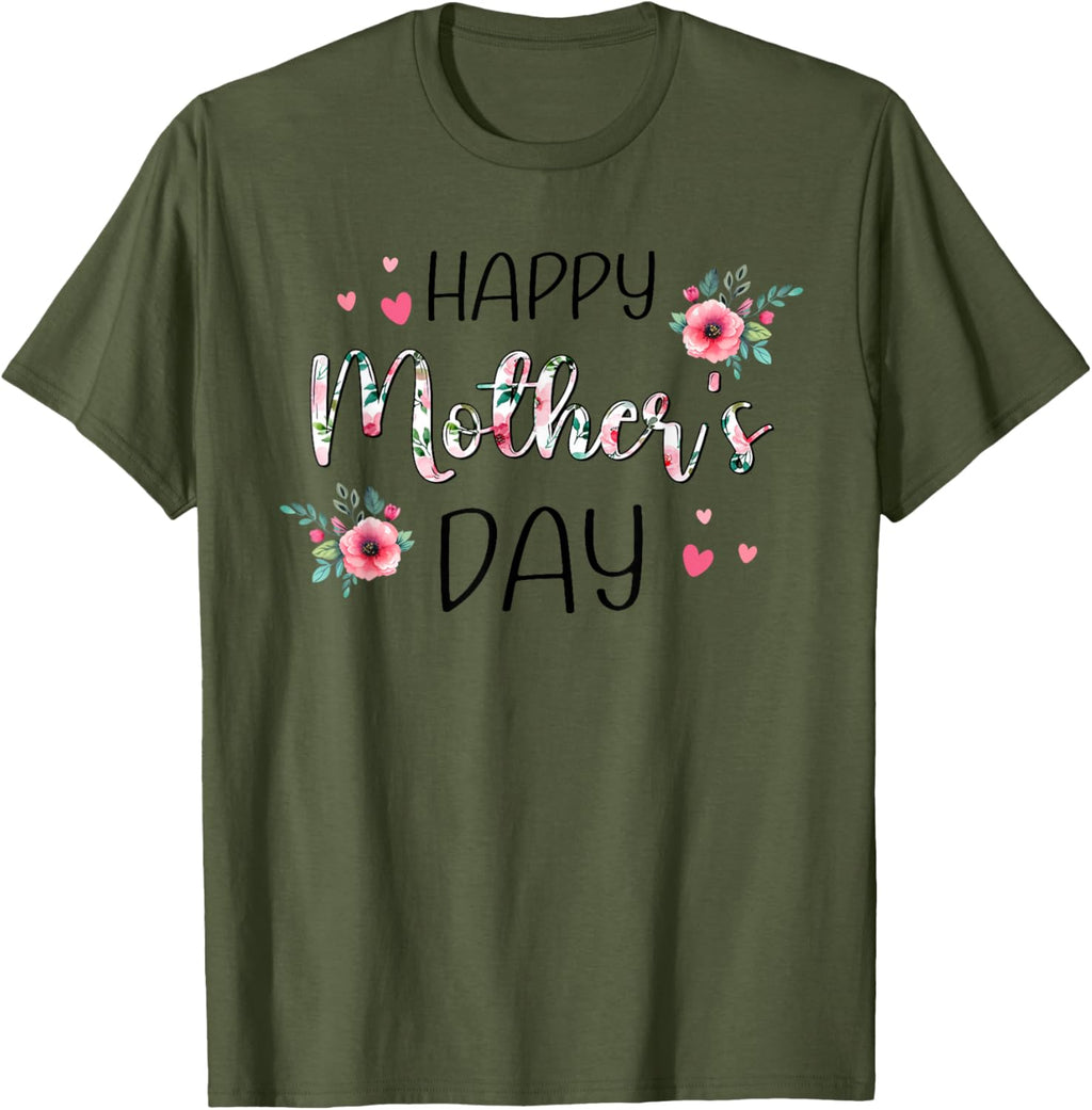 Happy Mothers Day Shirts for Women, Mom Tshirt Grandma Gift Mother Shirt