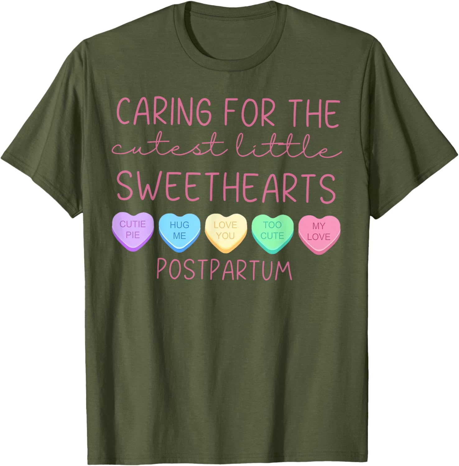 Postpartum Nurse Hearts Candy Valentine's Day Mother Baby