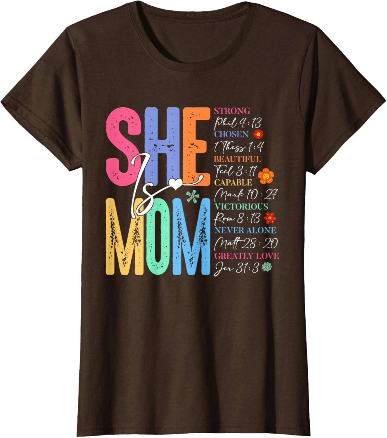She Is Mom Christian Mother's Day Jesus Mama Religious Women