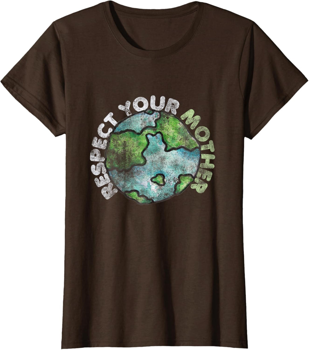 Earth Day Tees 4 Us Respect Your Mother Vintage Earth Day