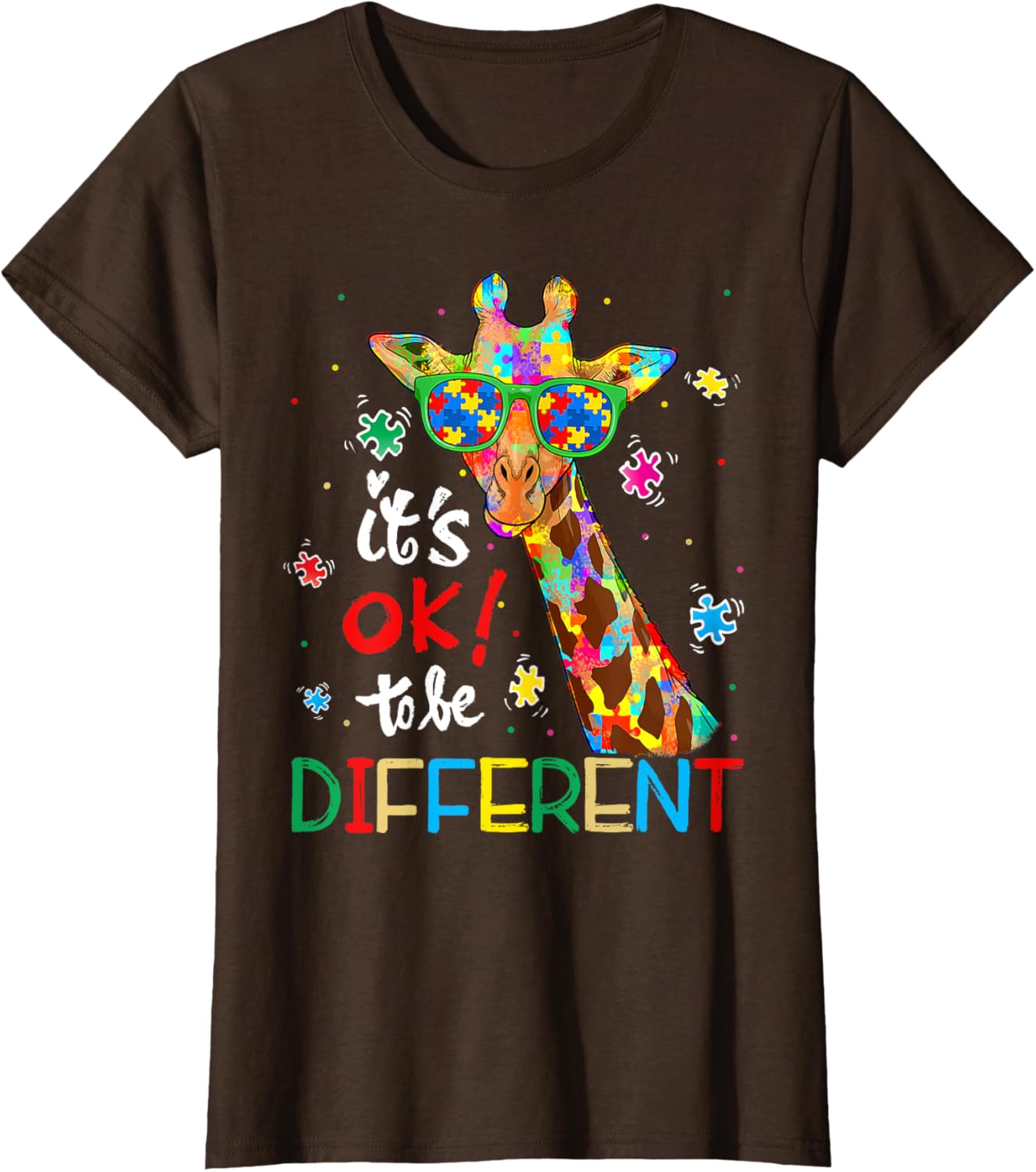 Autism Awareness Acceptance Women Kid Its Ok To Be Different