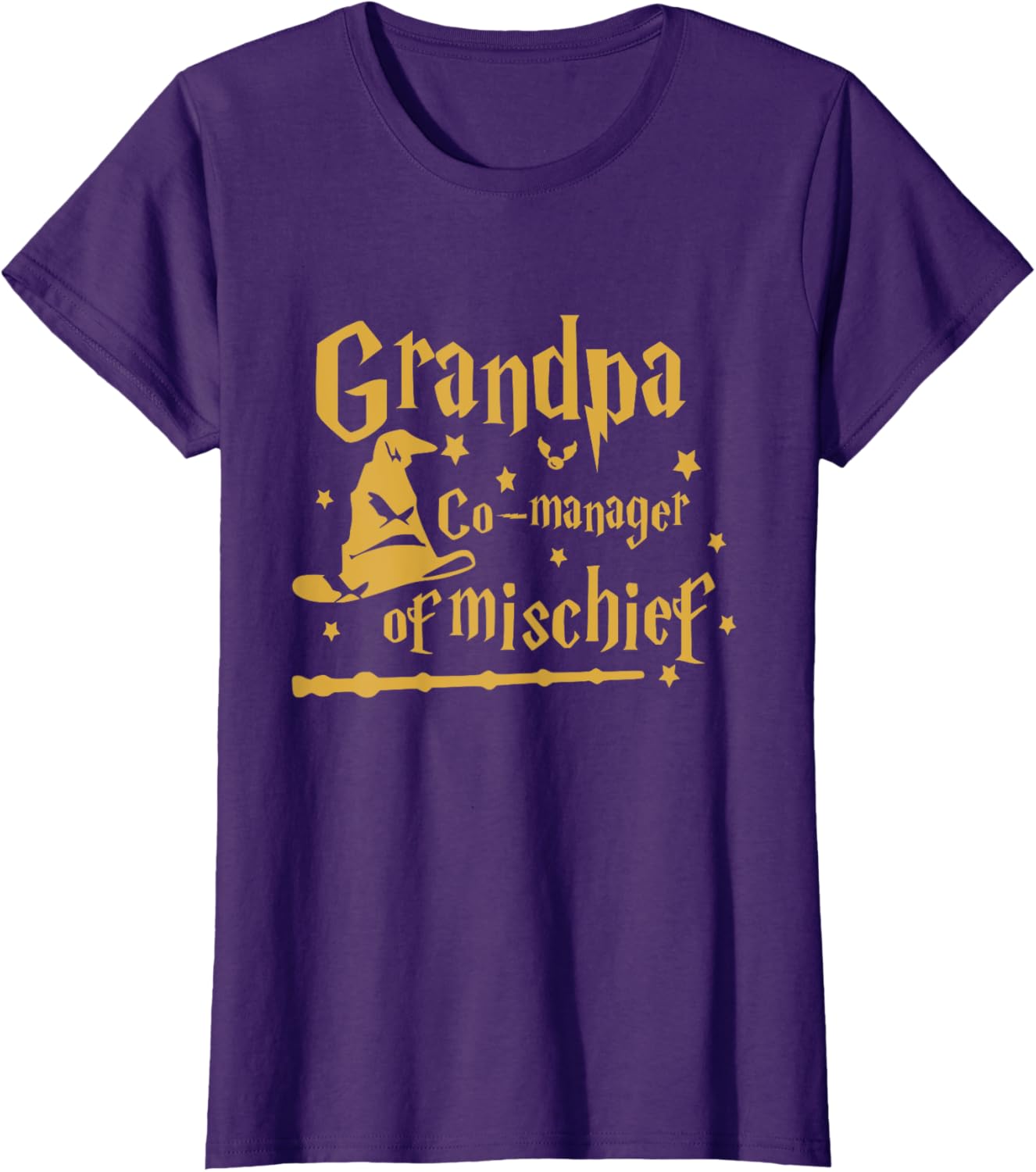 Funny Men Magical Grandpa Manager of Mischief Father's Day