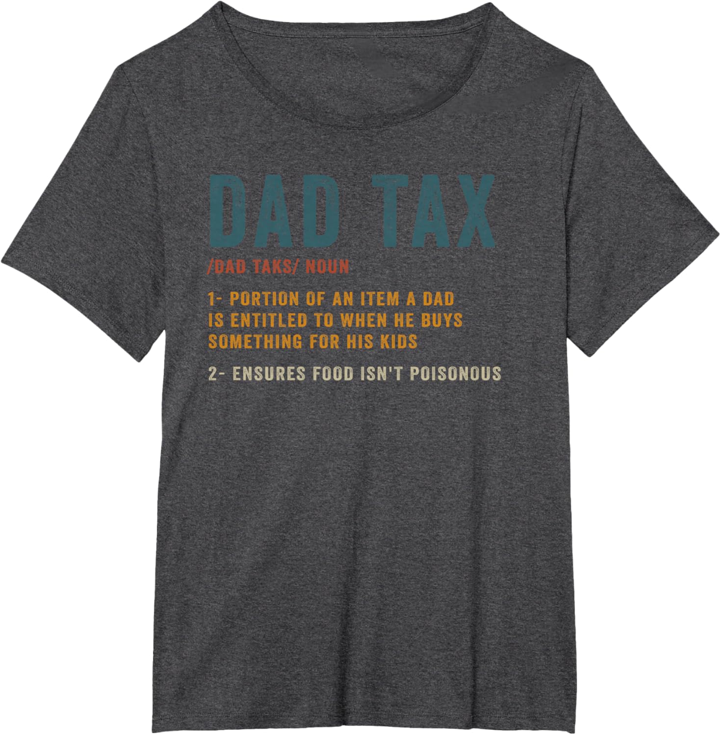 Vintage Dad Tax Definition Men Funny Father's Day