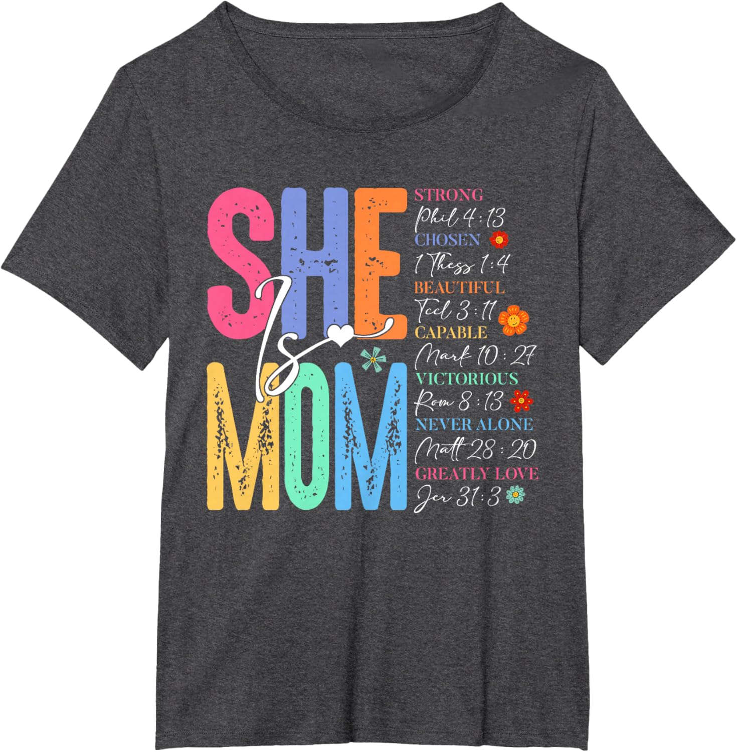She Is Mom Christian Mother's Day Jesus Mama Religious Women