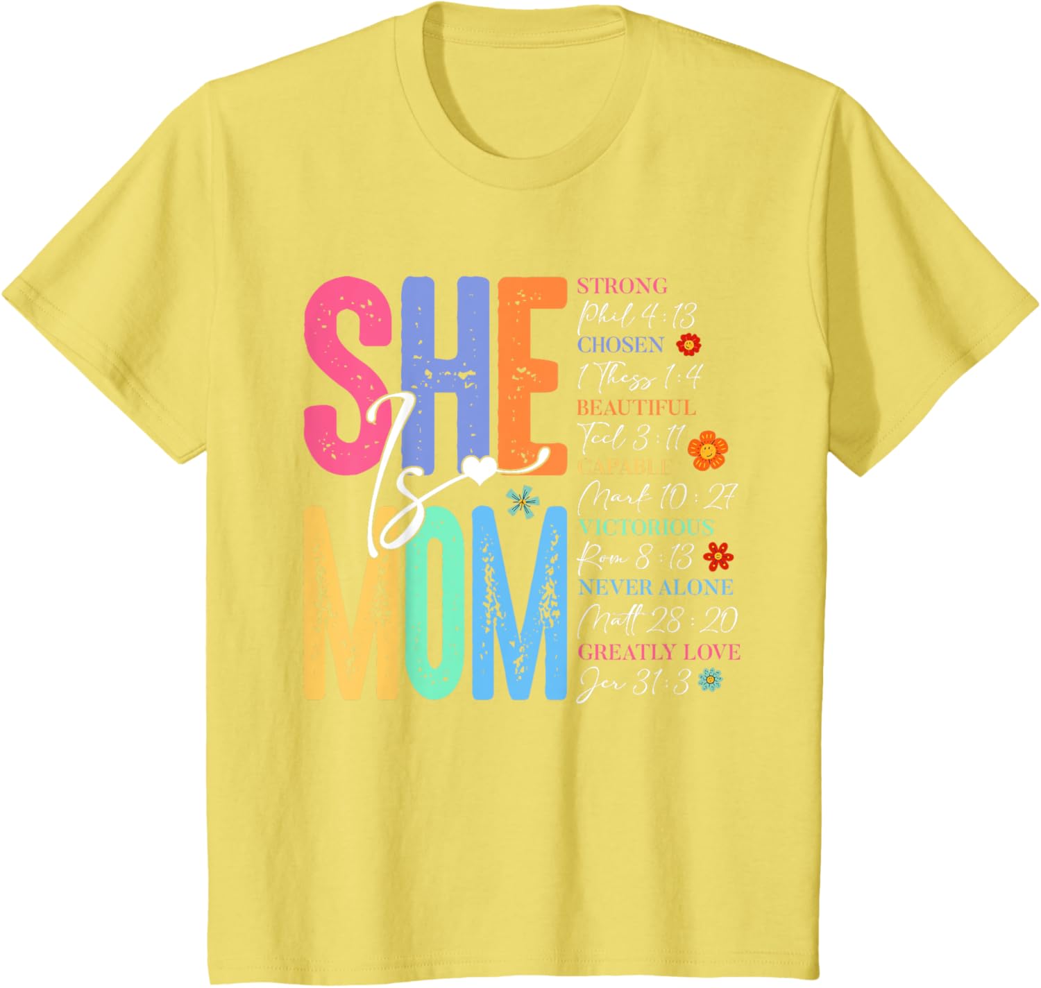 She Is Mom Christian Mother's Day Jesus Mama Religious Women