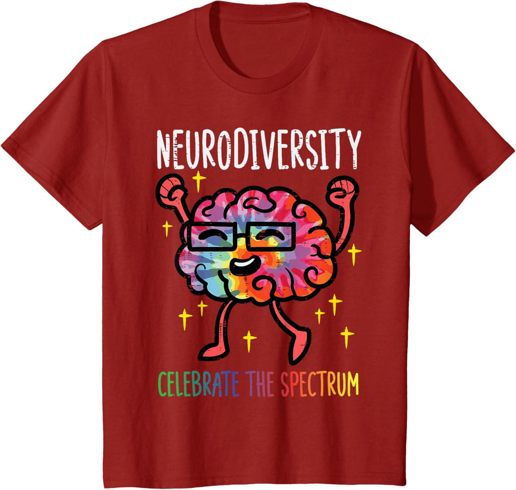 Neurodiversity Brain Autism Awareness ASD ADHD Men Women Kid