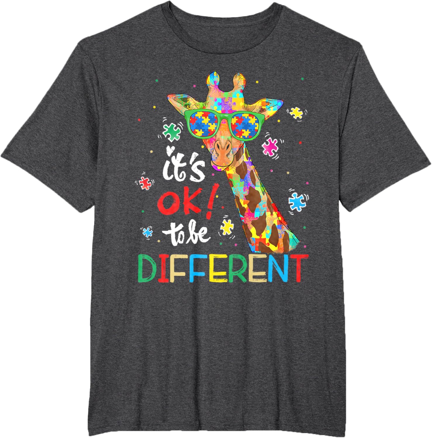 Autism Awareness Acceptance Women Kid Its Ok To Be Different