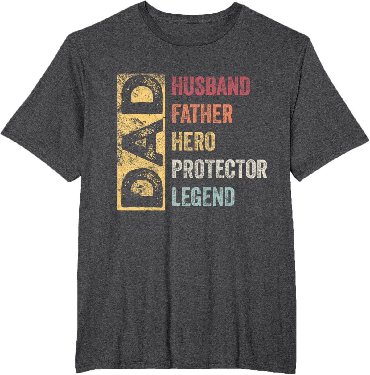 Retro Husband Father Hero Protector Legend Father Day Dad