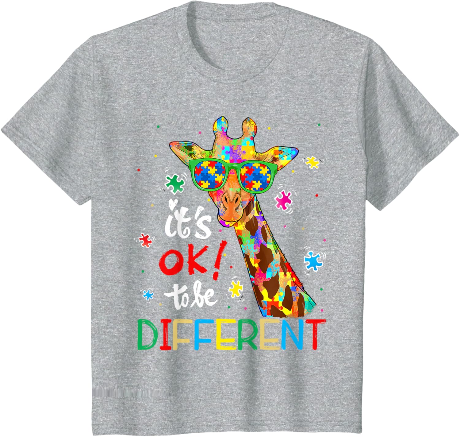 Autism Awareness Acceptance Women Kid Its Ok To Be Different