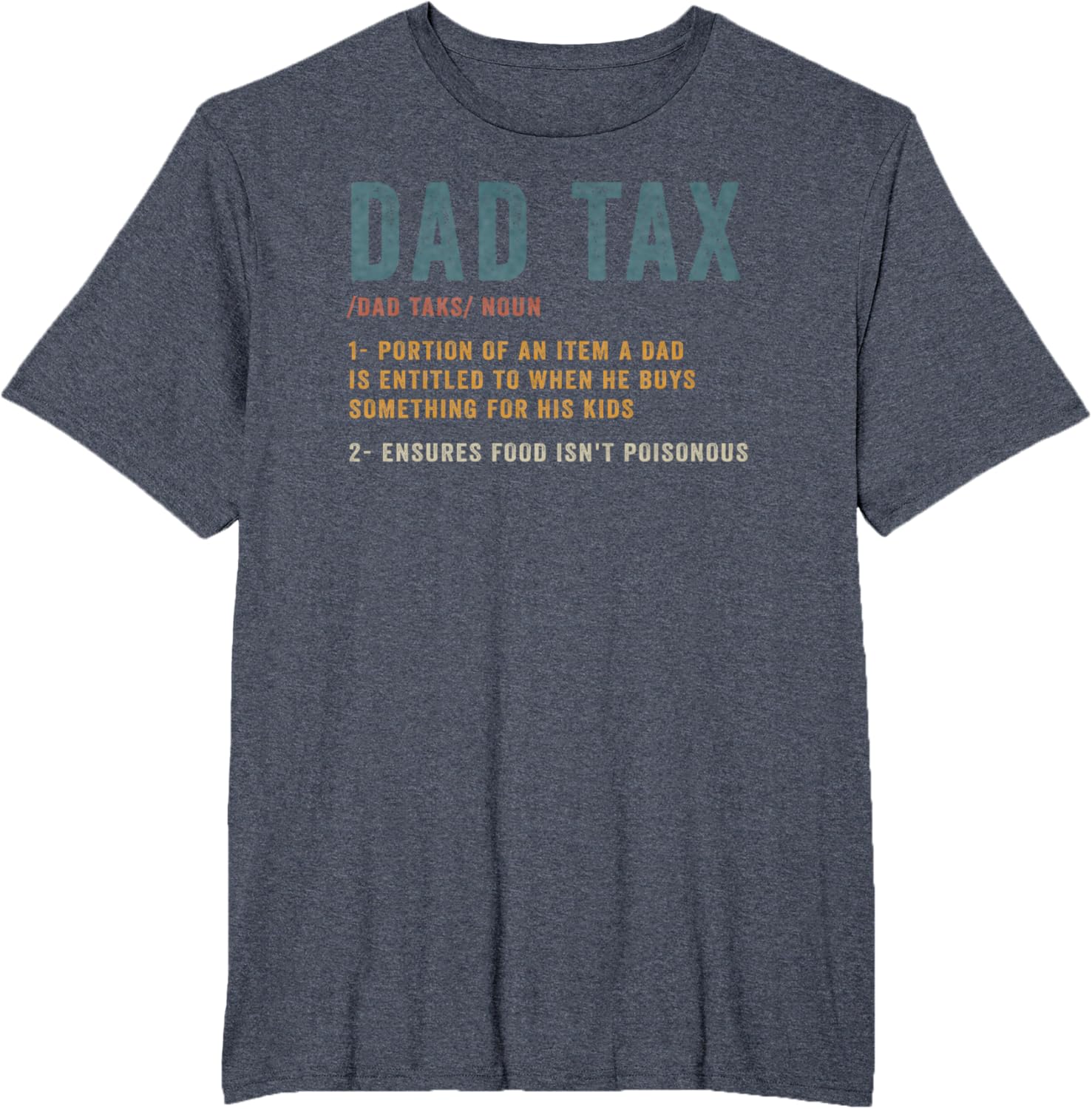 Vintage Dad Tax Definition Men Funny Father's Day